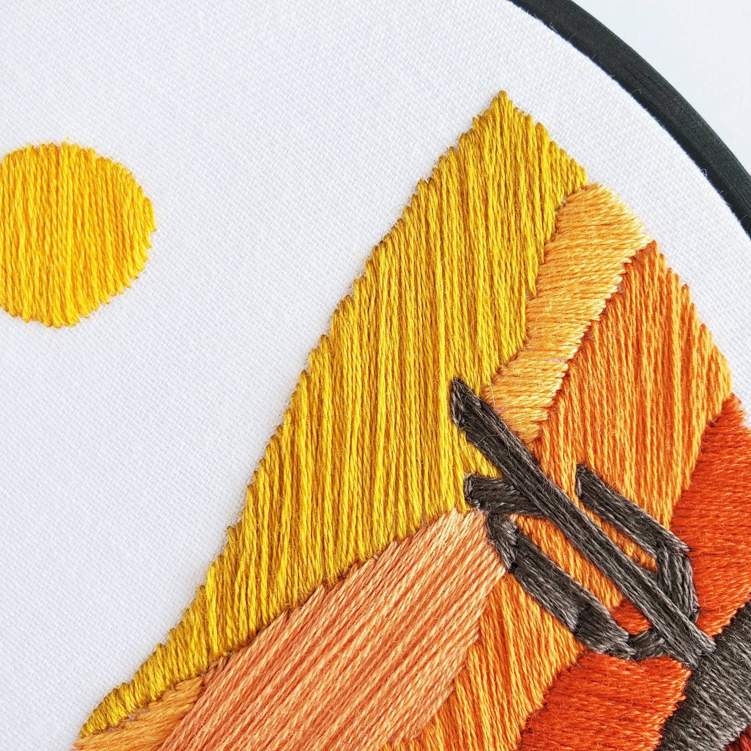 Desert Landscape - PDF Digital Download Embroidery Pattern & Guide