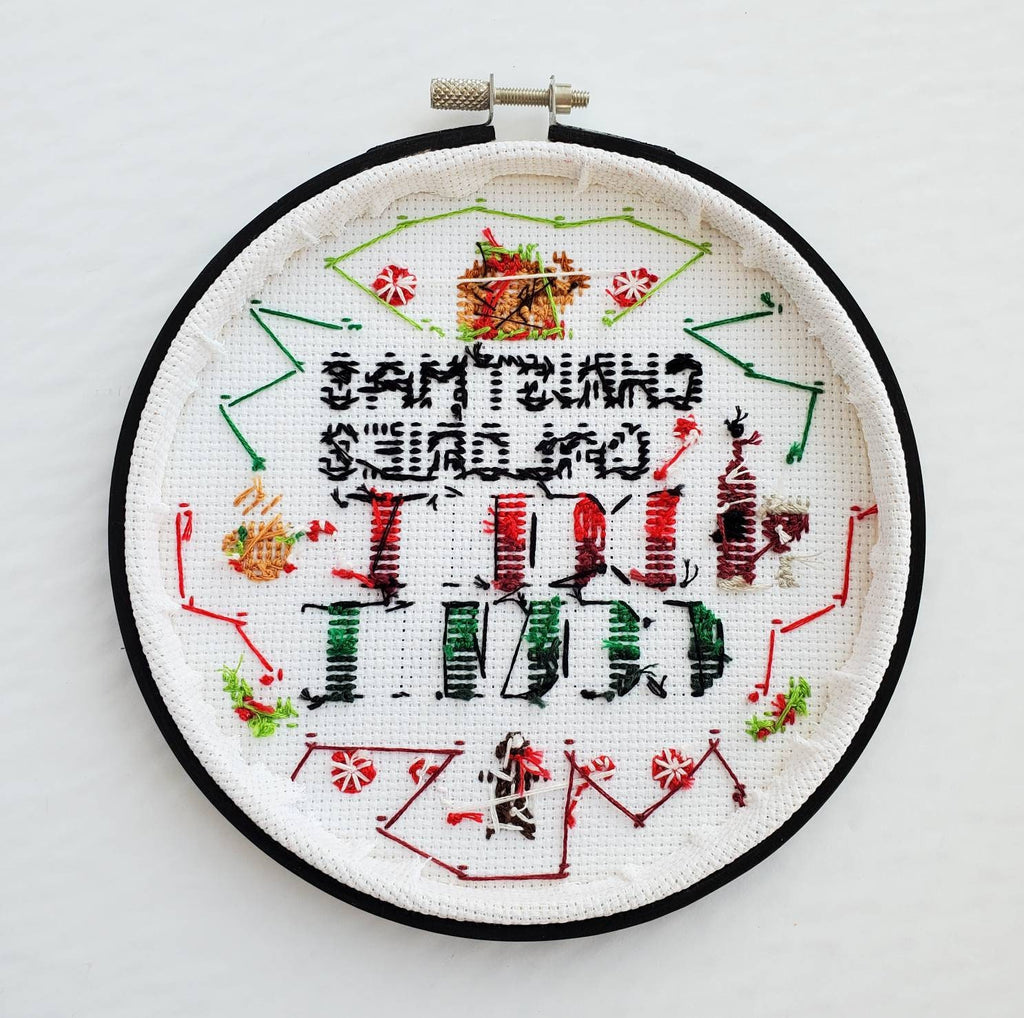 Christmas Calories Don't Count - PDF Digital Download Cross Stitch Pattern & Guide