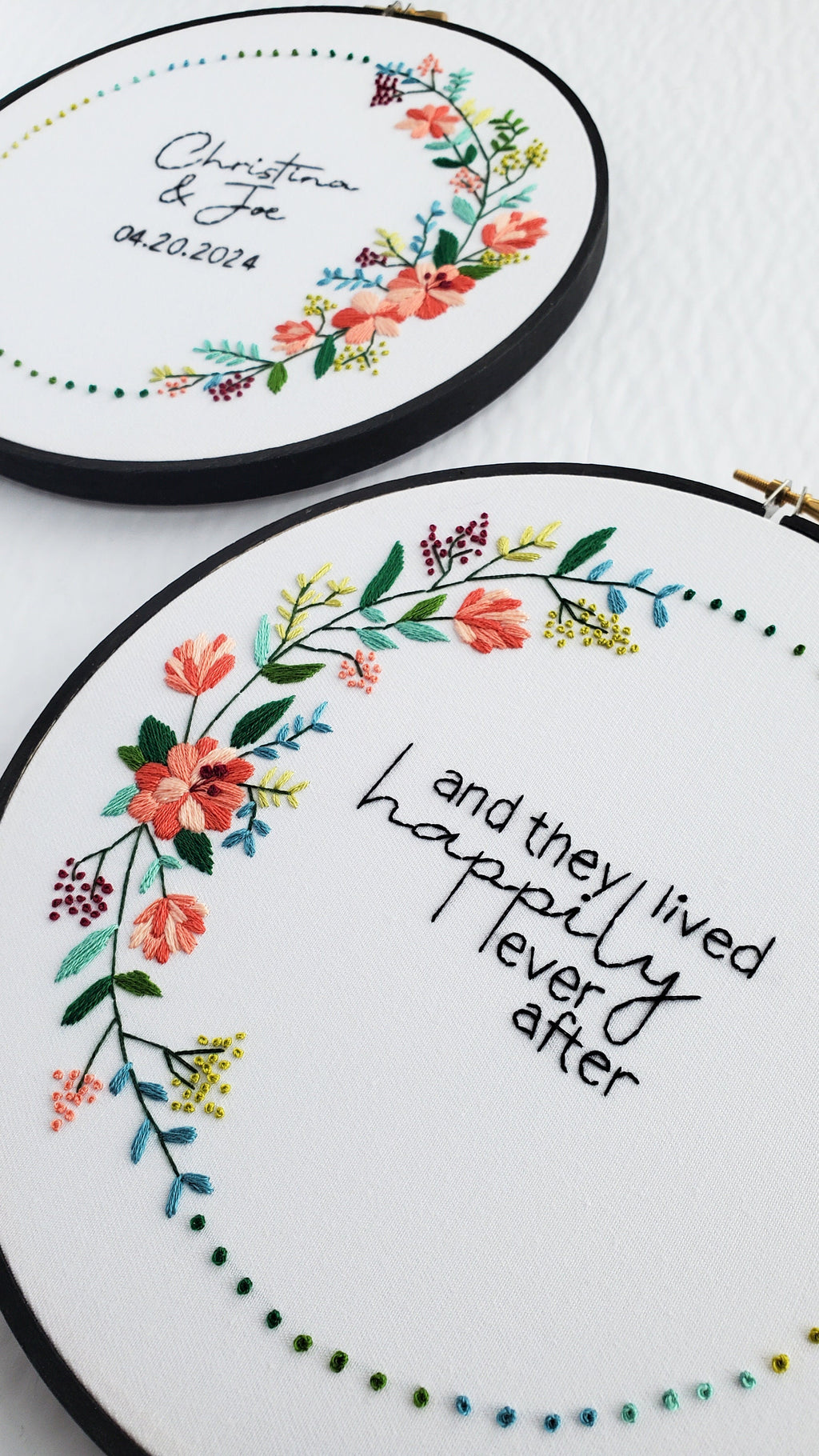And They Lived Happily Ever After - PDF Digital Download Embroidery Pattern & Guide