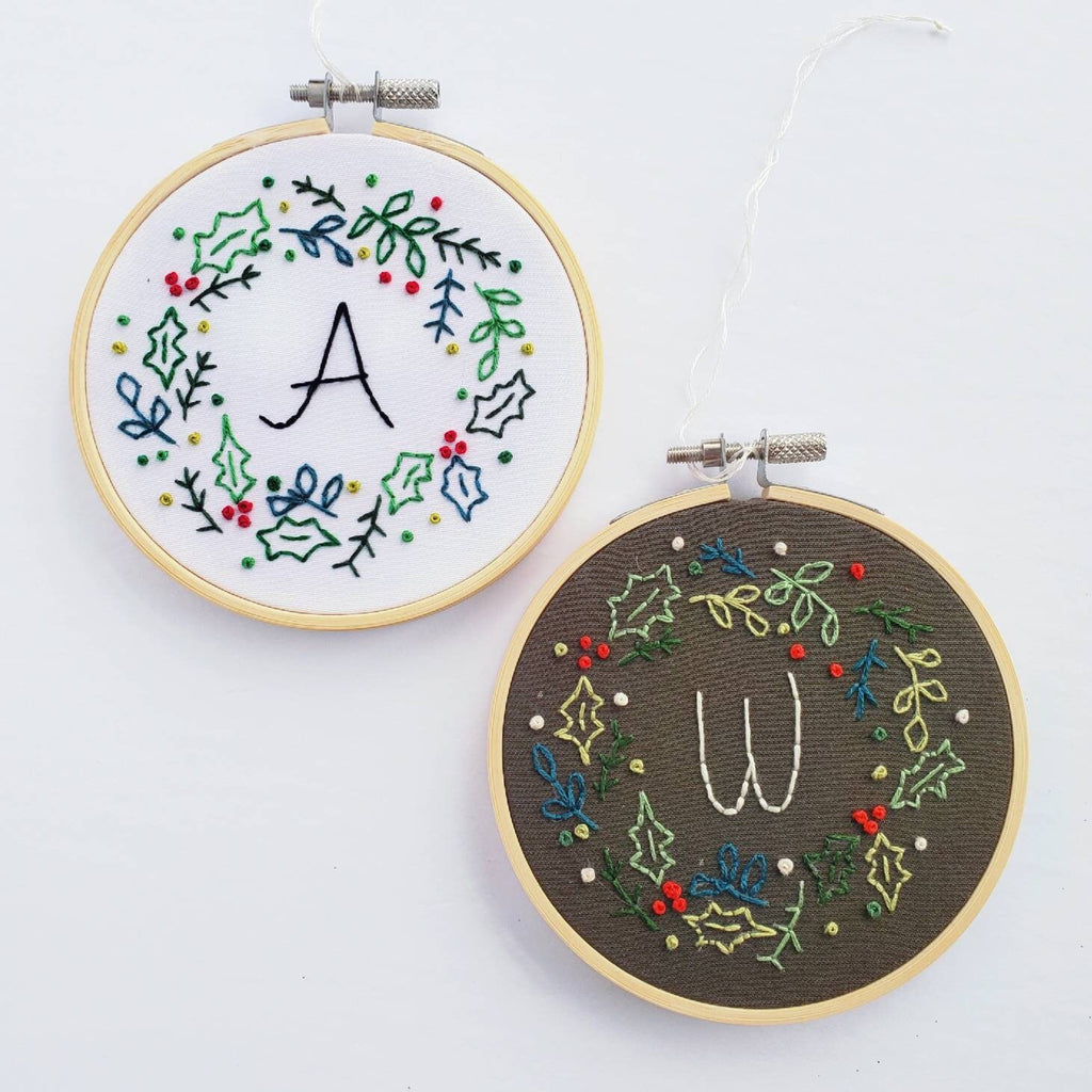 Christmas Ornaments Complete Alphabet/Initial Series - PDF Digital Download Pattern & Guide