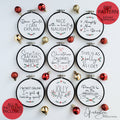 Sassy & Funny Christmas Ornament Bundle - PDF Digital Download Embroidery Patterns & Guide