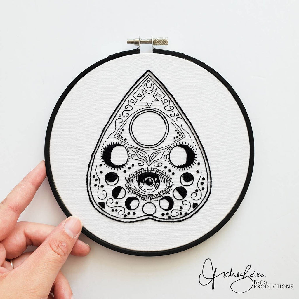 Planchette Outline - PDF Digital Download Embroidery Pattern & Guide