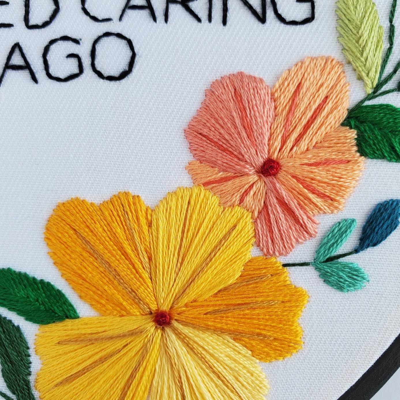 Sorry, But I Stopped Caring Years Ago - PDF Digital Download Embroidery Pattern & Guide