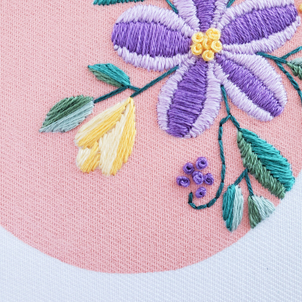 Floral Easter Egg BUNDLE - PDF Digital Download Embroidery Pattern & Guide
