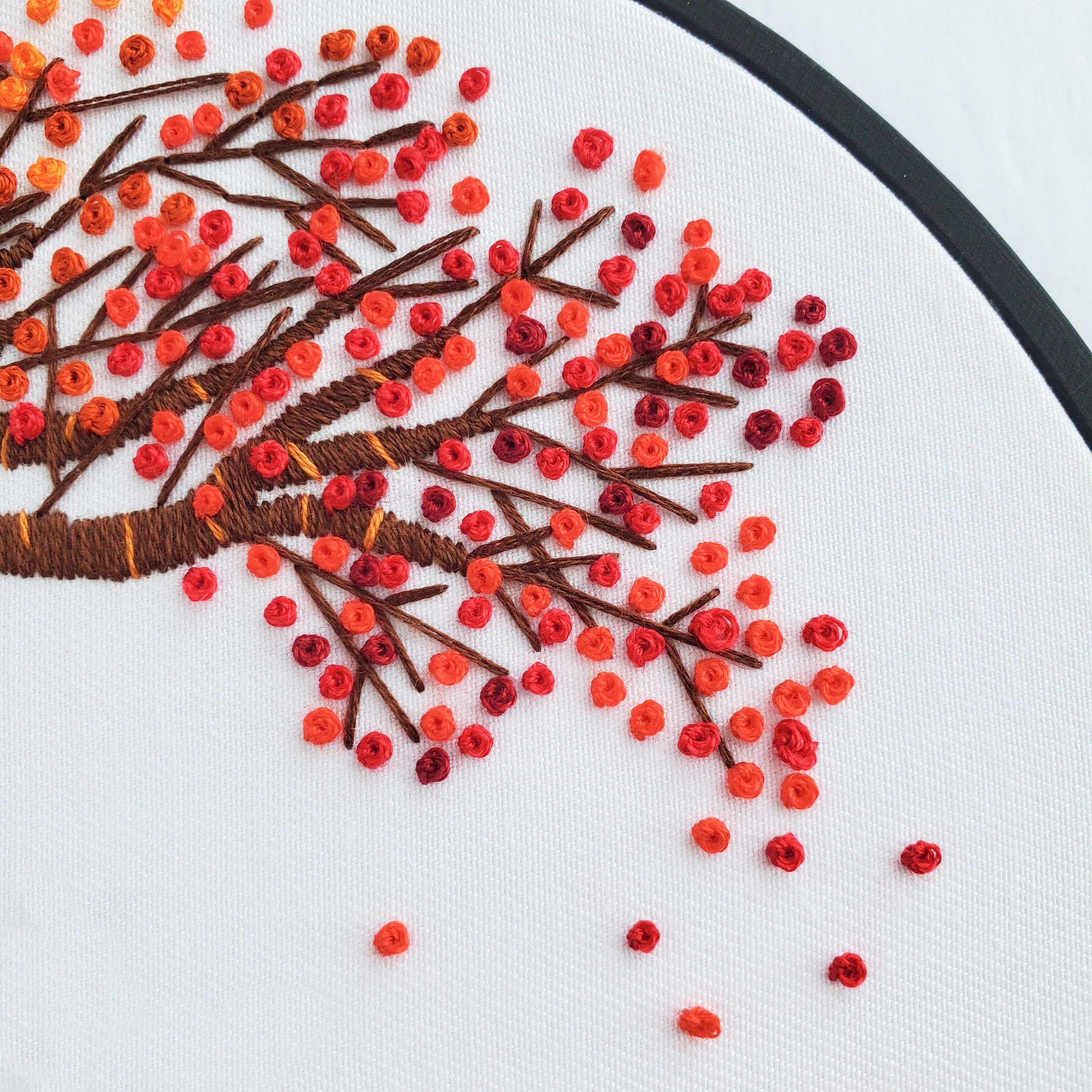 Fall Pumpkin Patch - PDF Digital Download Embroidery Pattern & Guide