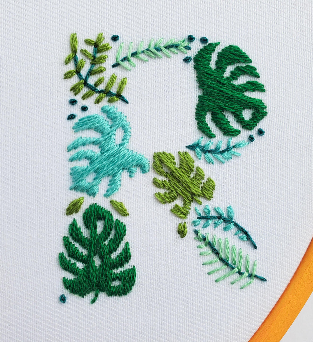 Summer Text - PDF Digital Download Embroidery Pattern & Guide