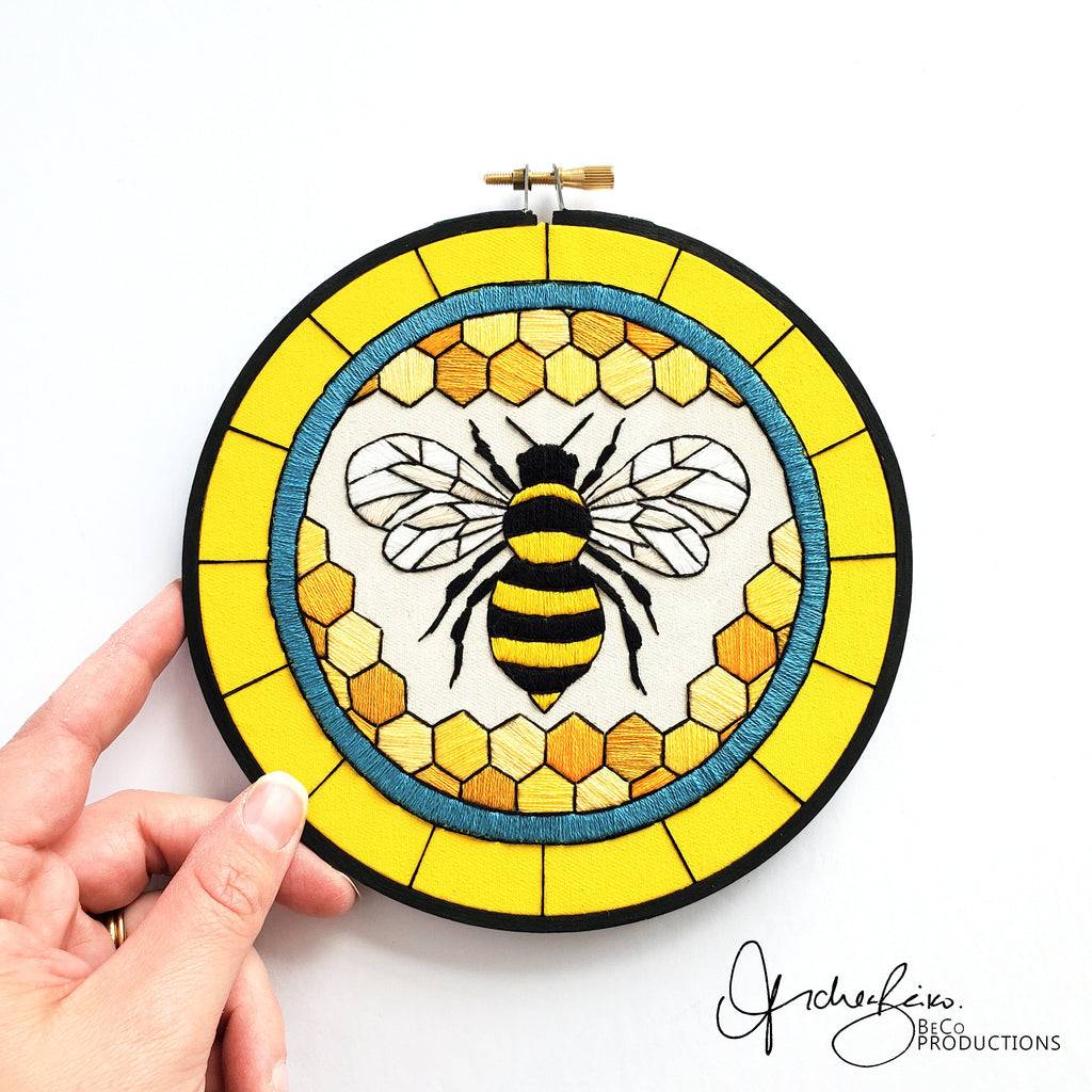Stained Glass Embroidery Series BUNDLE - PDF Digital Download Embroidery Patterns