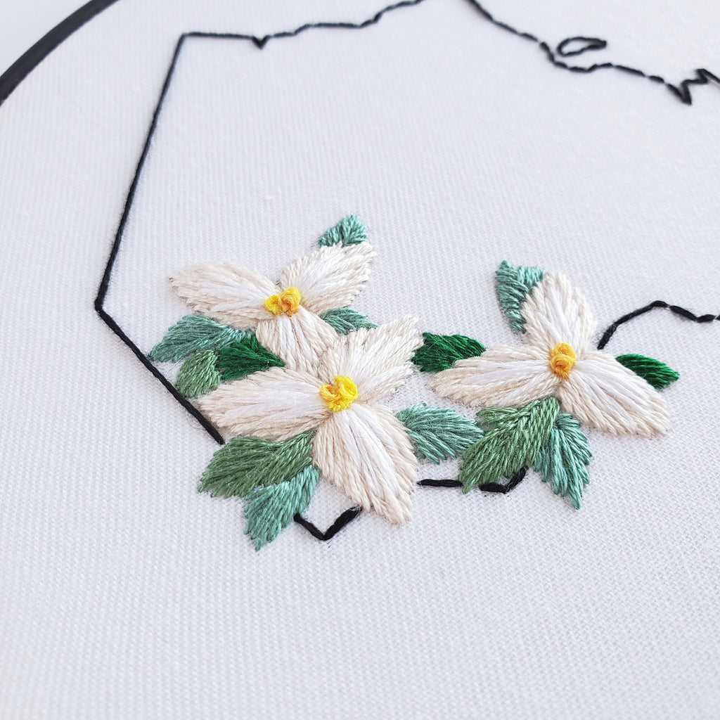 Ontario Province - PDF Digital Download Embroidery Pattern & Guide