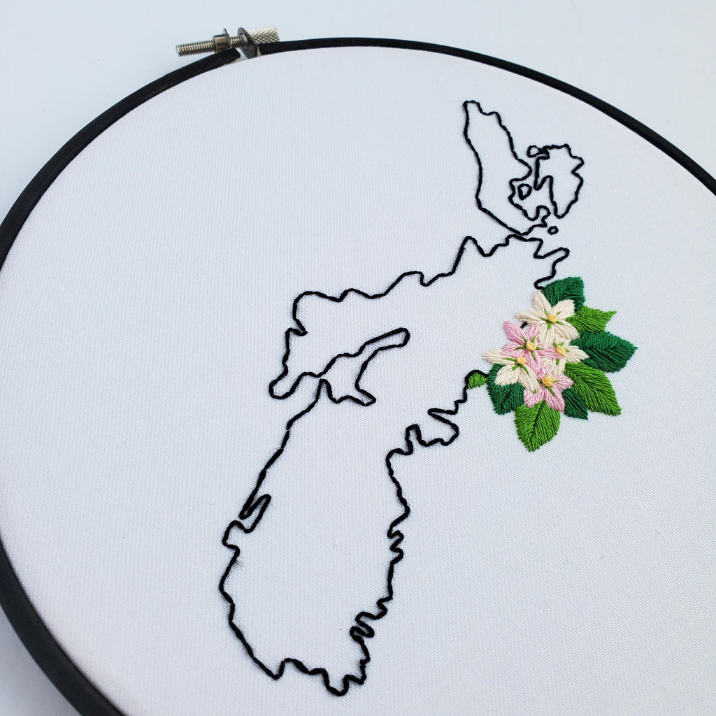 Nova Scotia Province - PDF Digital Download Embroidery Pattern & Guide