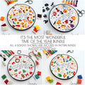 It's The Most Wonderful Time Of The Year BUNDLE - PDF Digital Download Embroidery Pattern & Guides