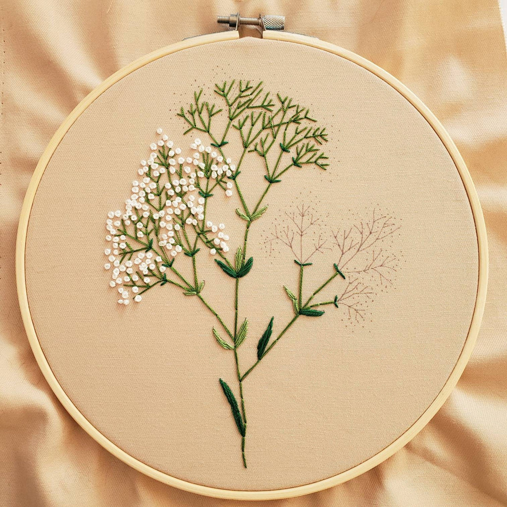 Baby's Breath Floral - PDF Digital Download Embroidery Pattern and Guide