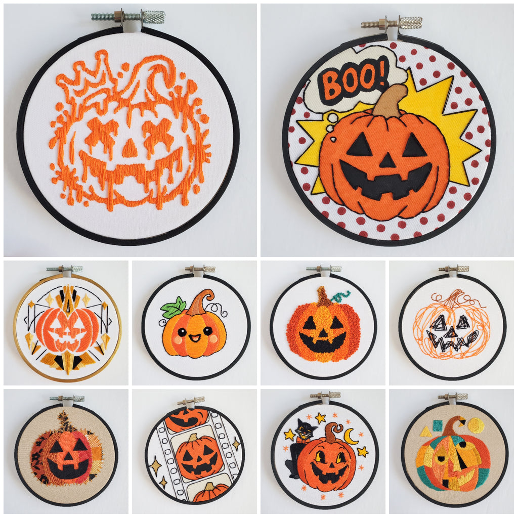 Jack Of All Stitches - 13 Pattern BUNDLE - Halloween Embroidery Patterns - PDF Digital Download Embroidery Pattern & Guide