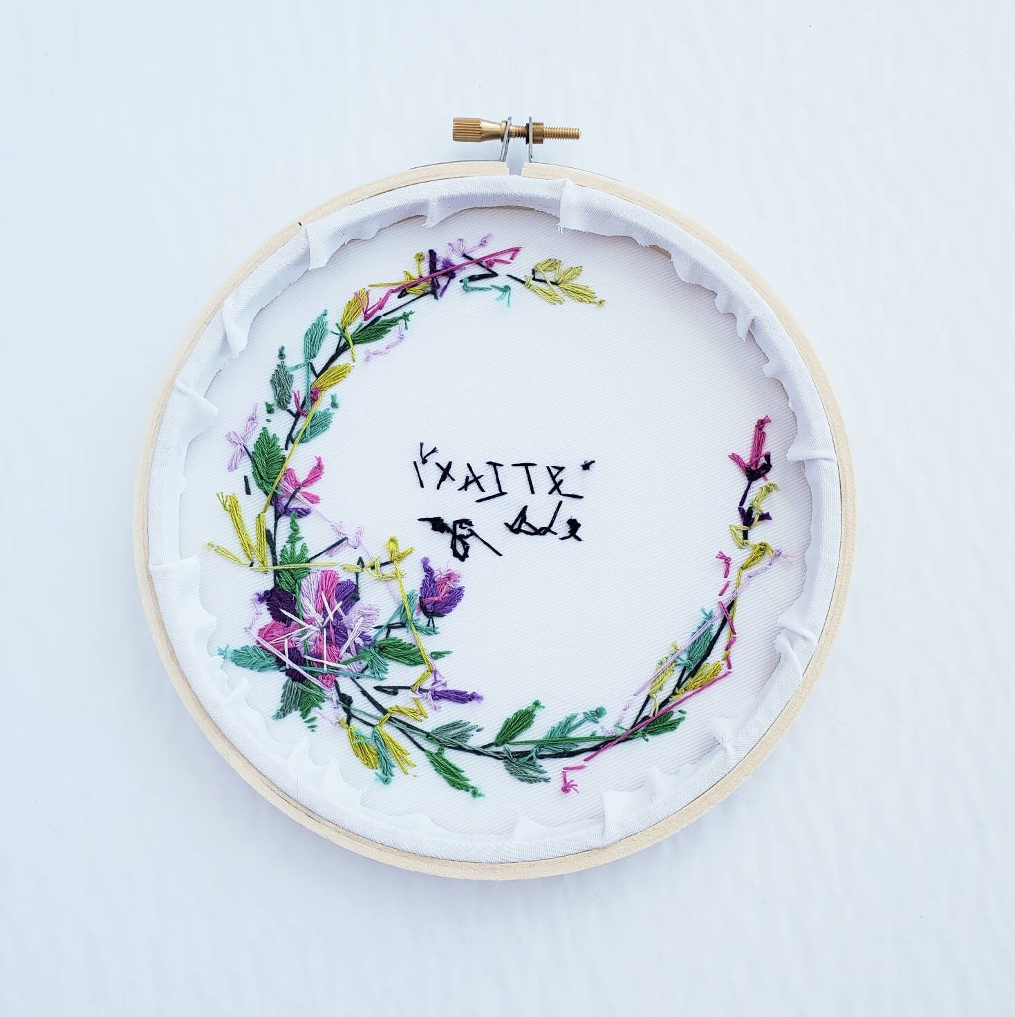 Let That Shit Go - PDF Digital Download Embroidery Pattern & Guide
