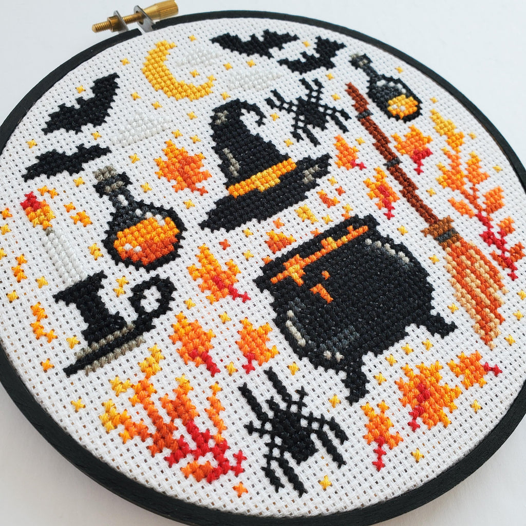 Witchcraft Starter Pack Grid - PDF Digital Download Cross Stitch Pattern & Guide