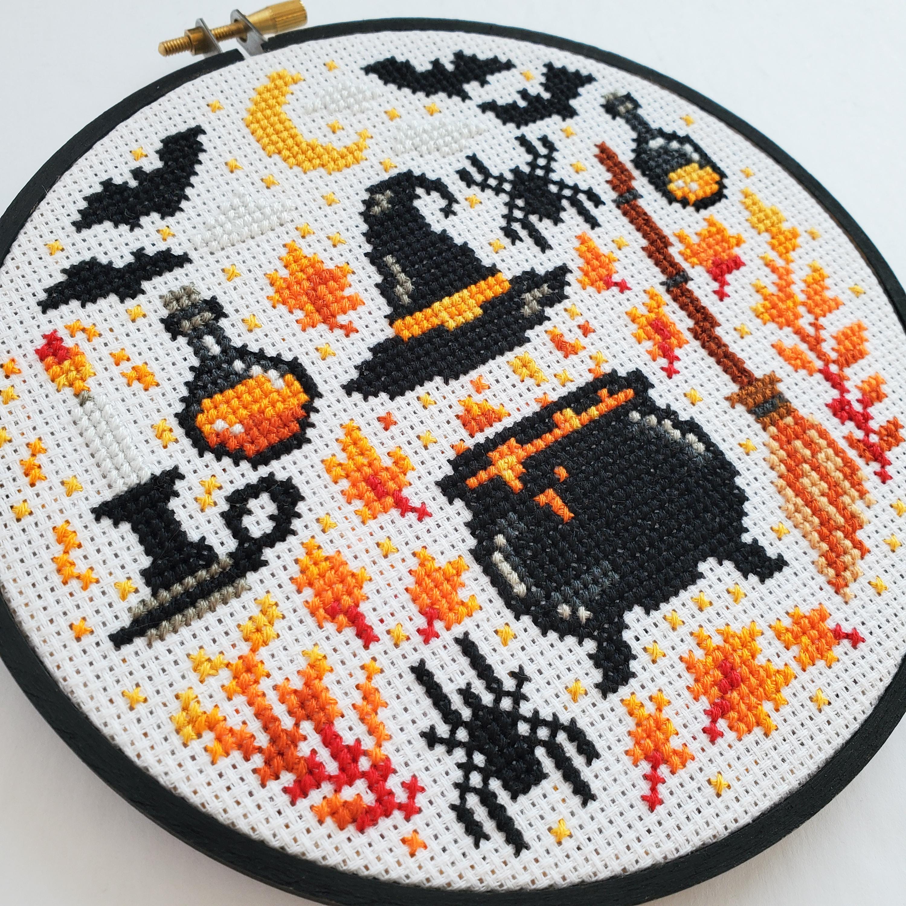 Witchcraft Starter Pack Grid - PDF Digital Download Cross Stitch Pattern & Guide