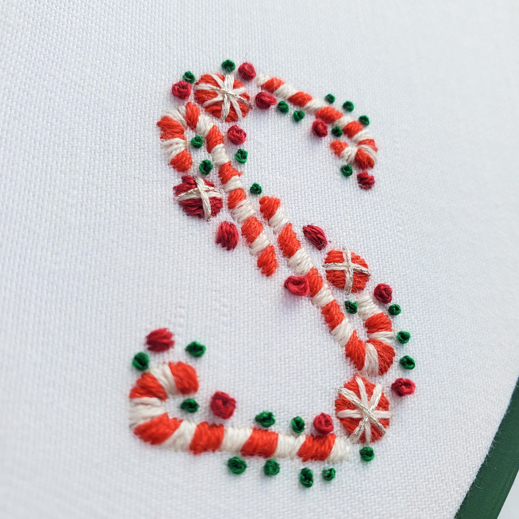Christmas Text - PDF Digital Download Embroidery Pattern & Guide