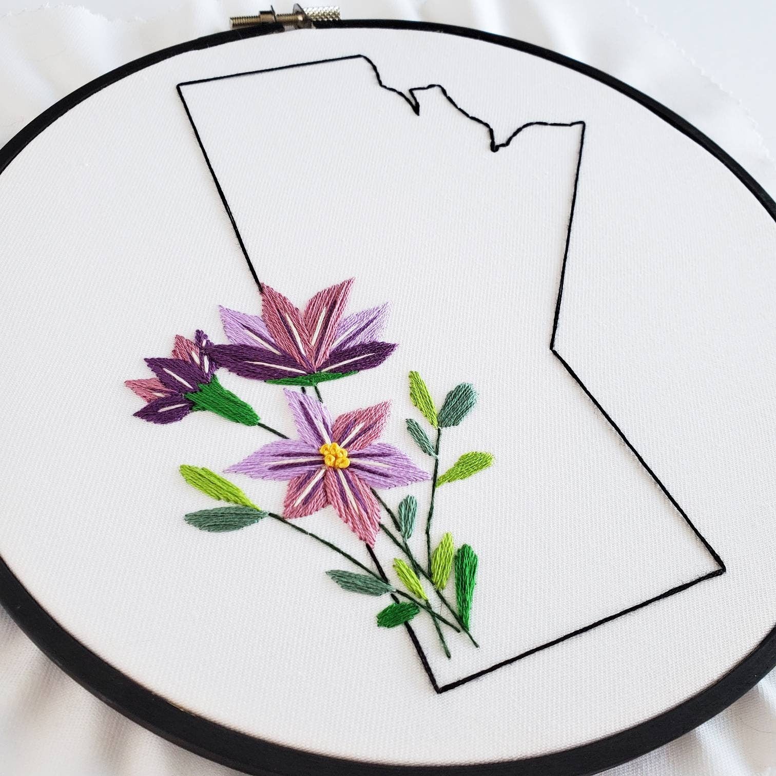 Manitoba Province - PDF Digital Download Embroidery Pattern & Guide