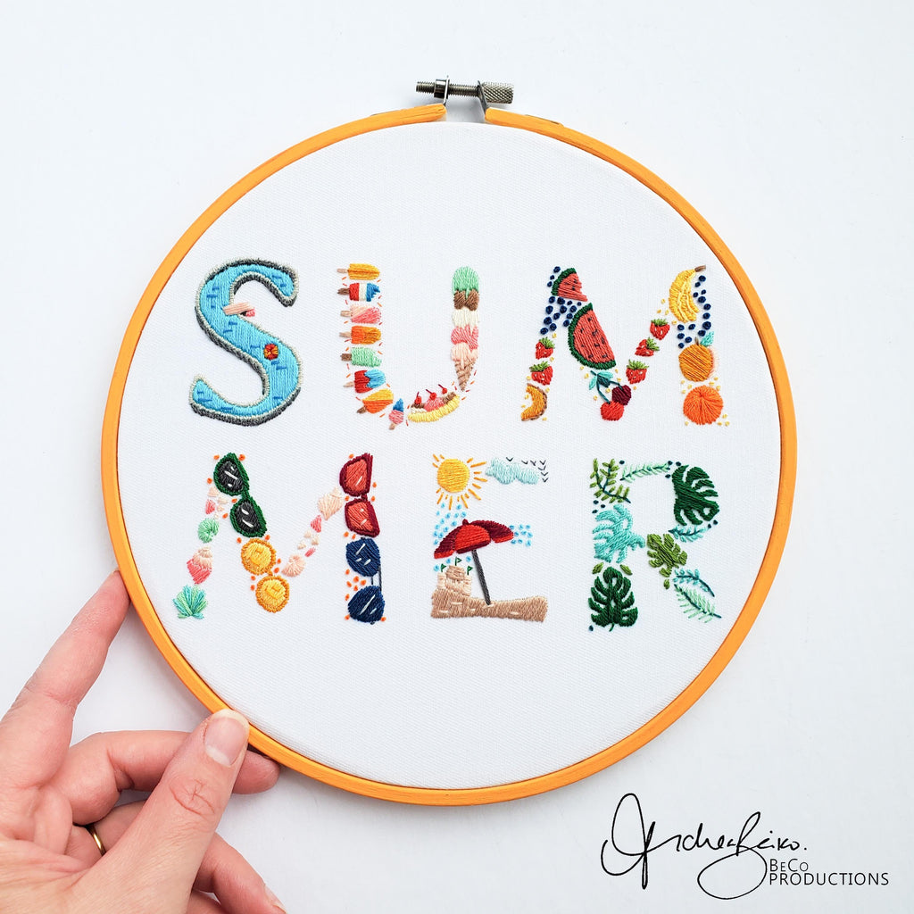Four Seasons Text BUNDLE - PDF Digital Download Embroidery Pattern & Guide Bundle