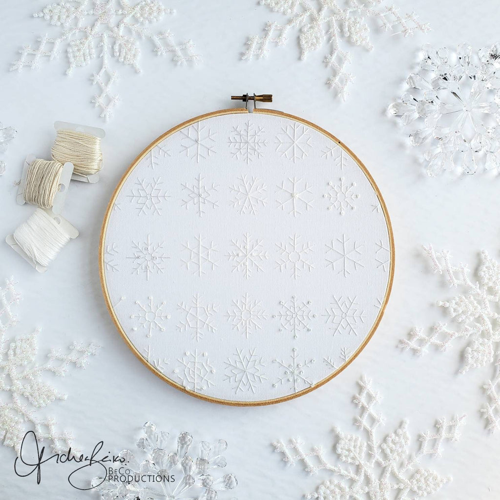 Snowflake BUNDLE - PDF Digital Download Embroidery Patterns & Guide
