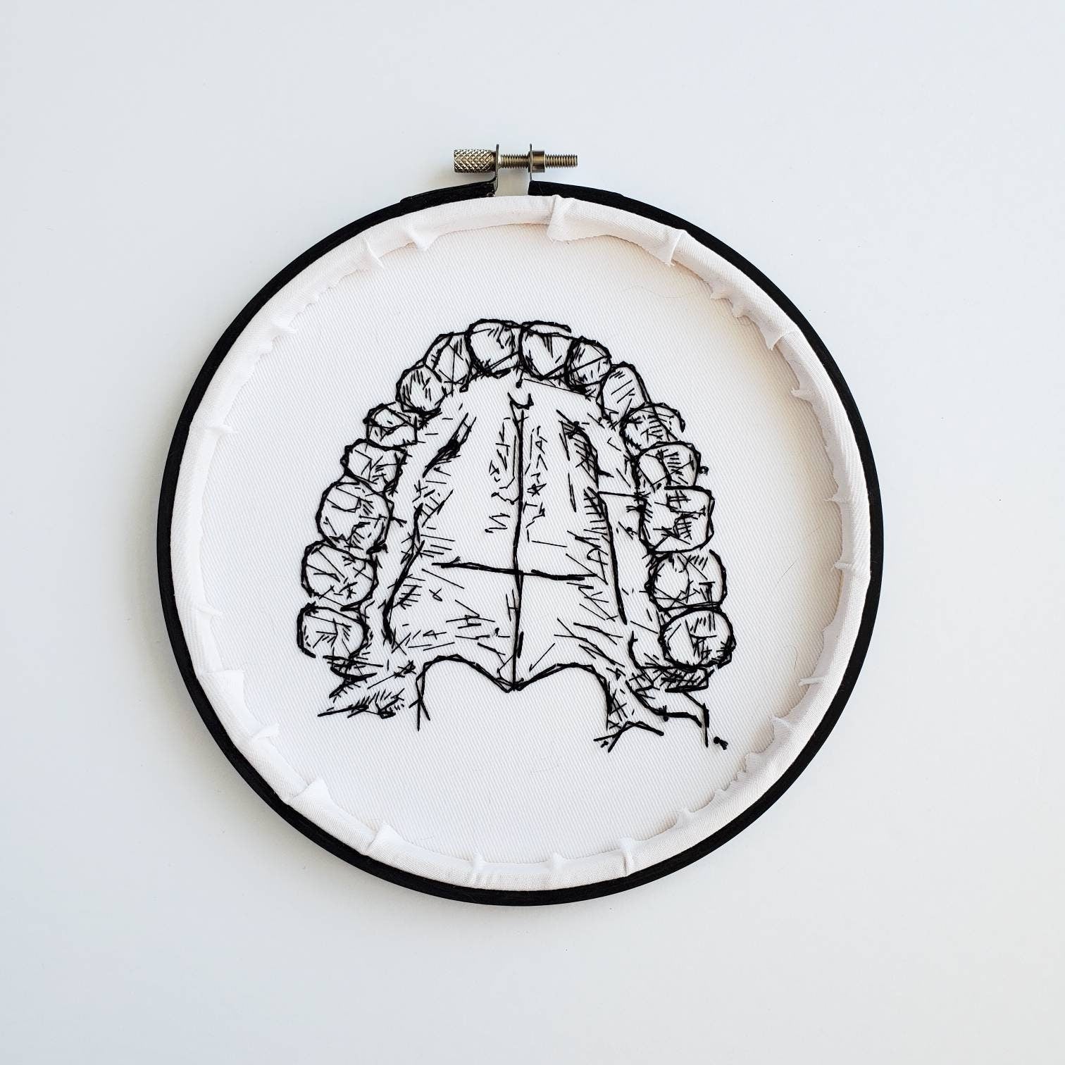 Teeth/Jaw Anatomy - PDF Digital Download Embroidery Pattern & Guide