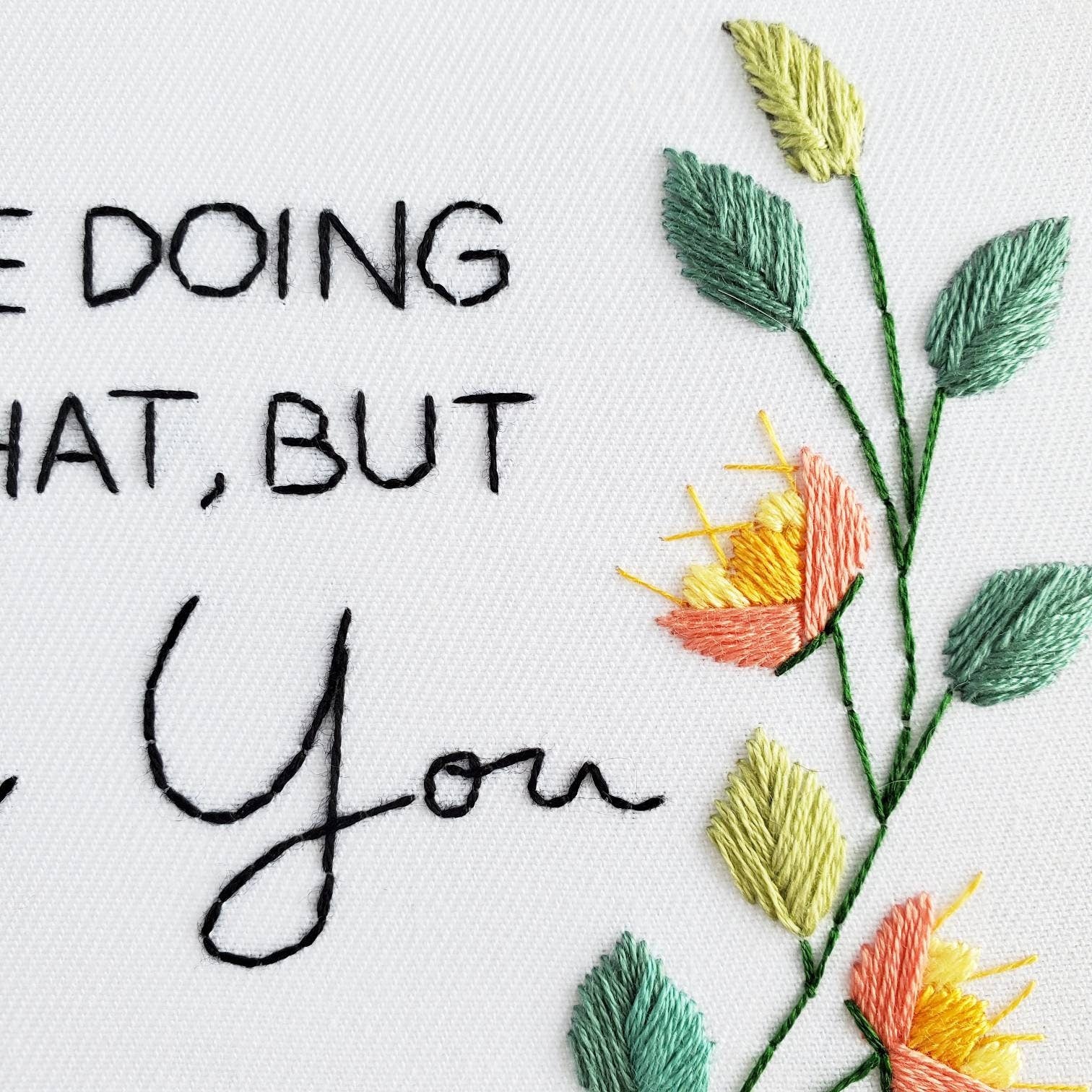 I Won't Be Doing Any Of That, But Thank You - PDF Digital Download Embroidery Pattern & Guide