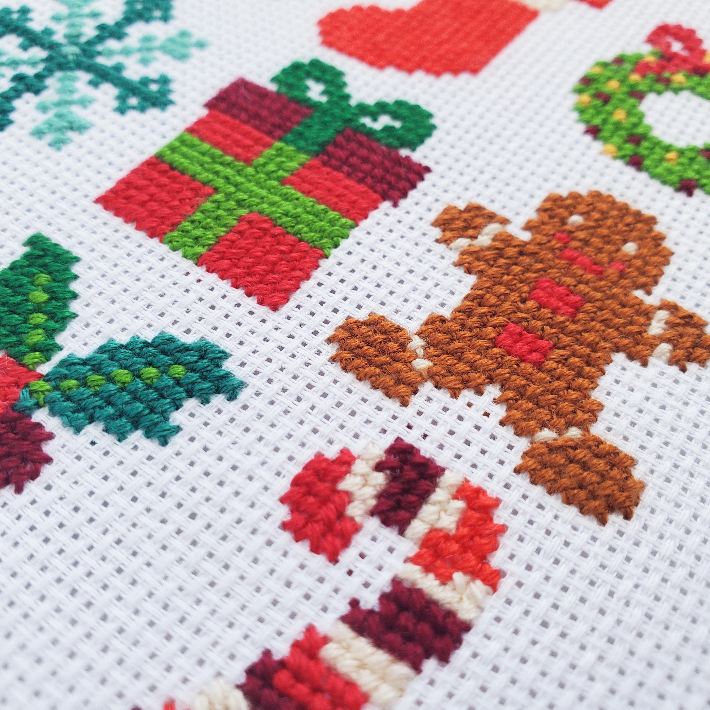 Christmas Starter Pack Grid - PDF Digital Download Cross Stitch Pattern & Guide