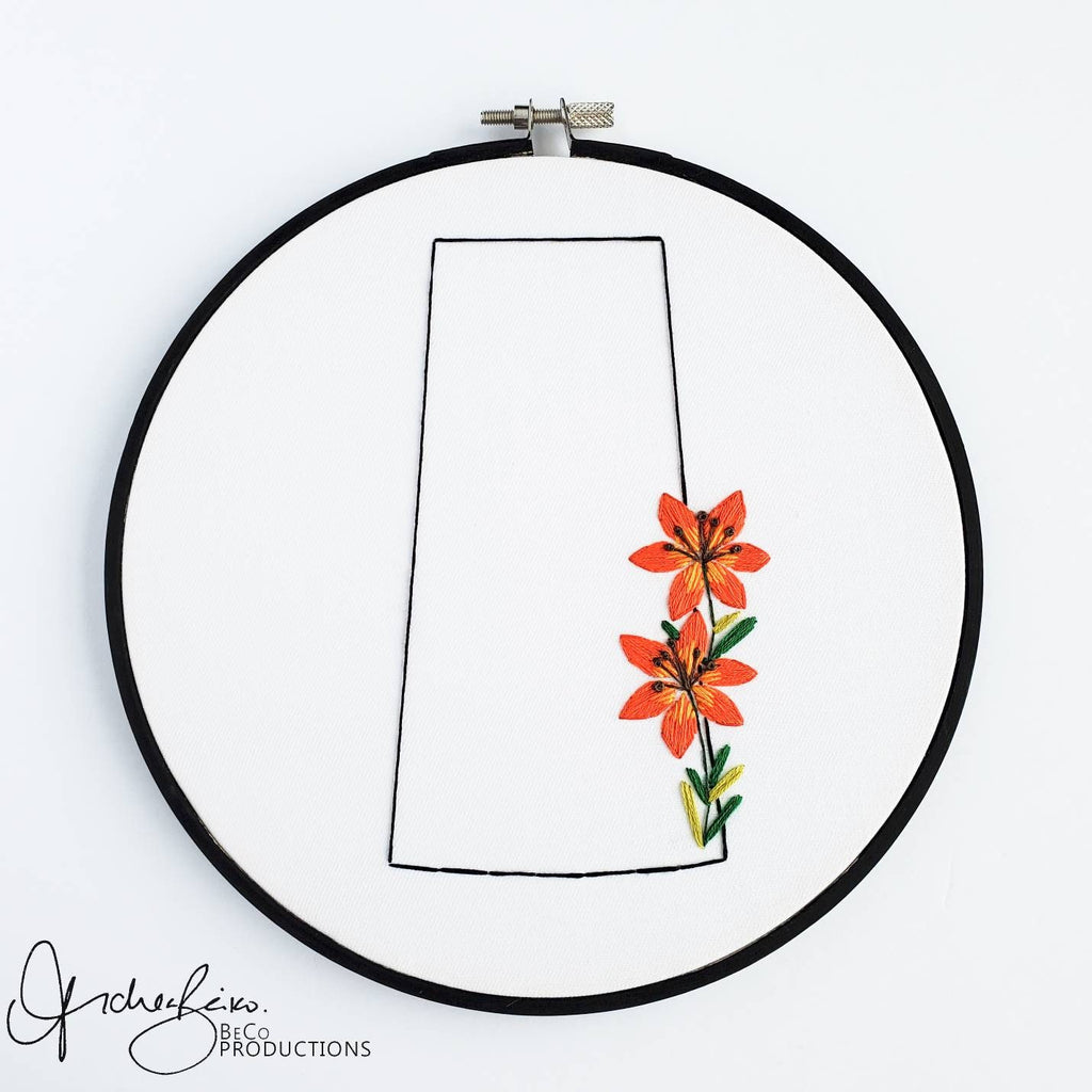 Saskatchewan Province - PDF Digital Download Embroidery Pattern & Guide