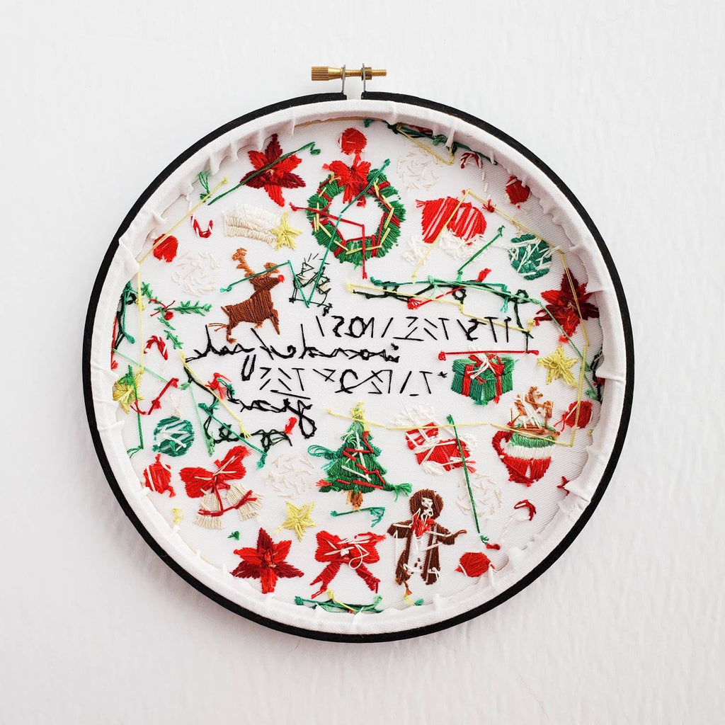 It's The Most Wonderful Time Of The Year - Christmas Edition - PDF Digital Download Embroidery Pattern & Guide