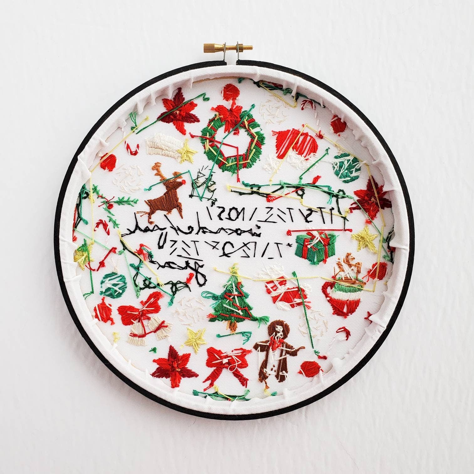 It's The Most Wonderful Time Of The Year - Christmas Edition - PDF Digital Download Embroidery Pattern & Guide