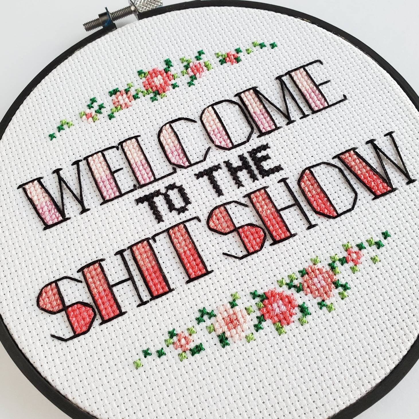 Welcome To The Shitshow - PDF Digital Download Cross Stitch Pattern & Guide