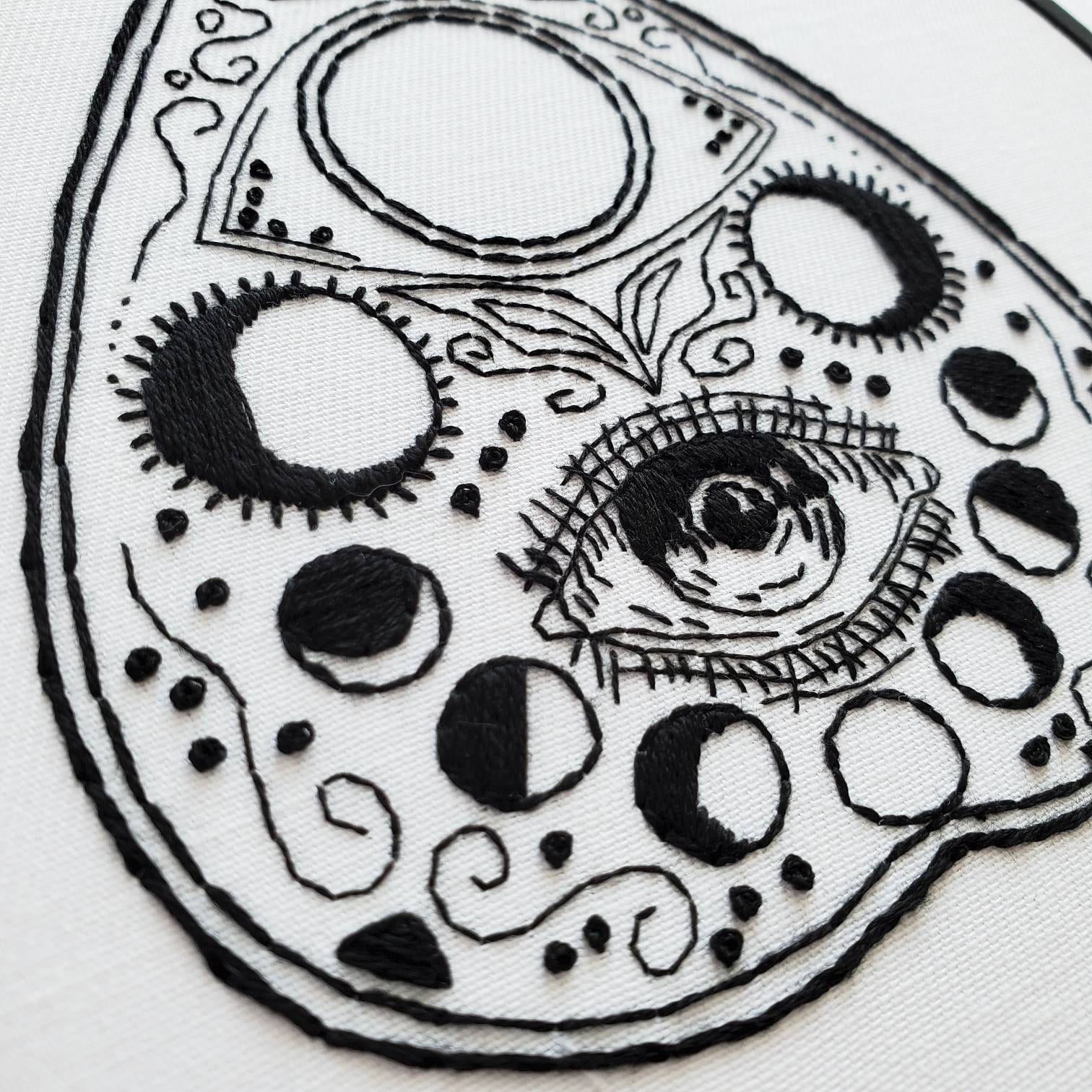 Planchette Outline - PDF Digital Download Embroidery Pattern & Guide