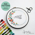 And They Lived Happily Ever After - PDF Digital Download Embroidery Pattern & Guide