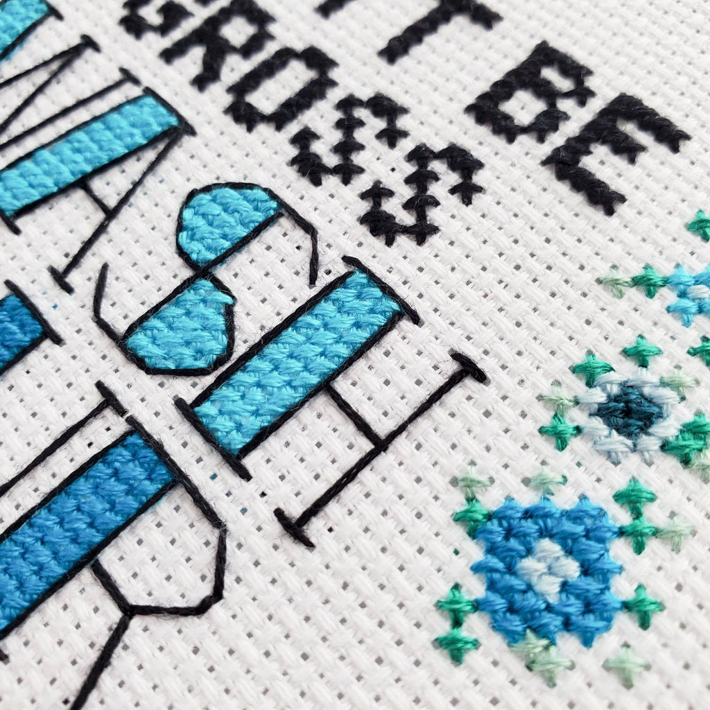Don't Be Gross, Wash Your Hands - PDF Digital Download Cross Stitch Pattern & Guide