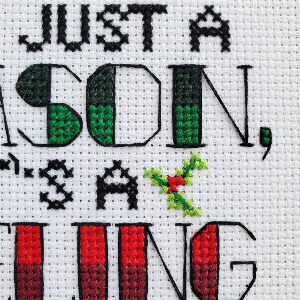 Christmas Isn't Just A Season, It's A Feeling - PDF DIgital Download Cross Stitch Pattern & Guide