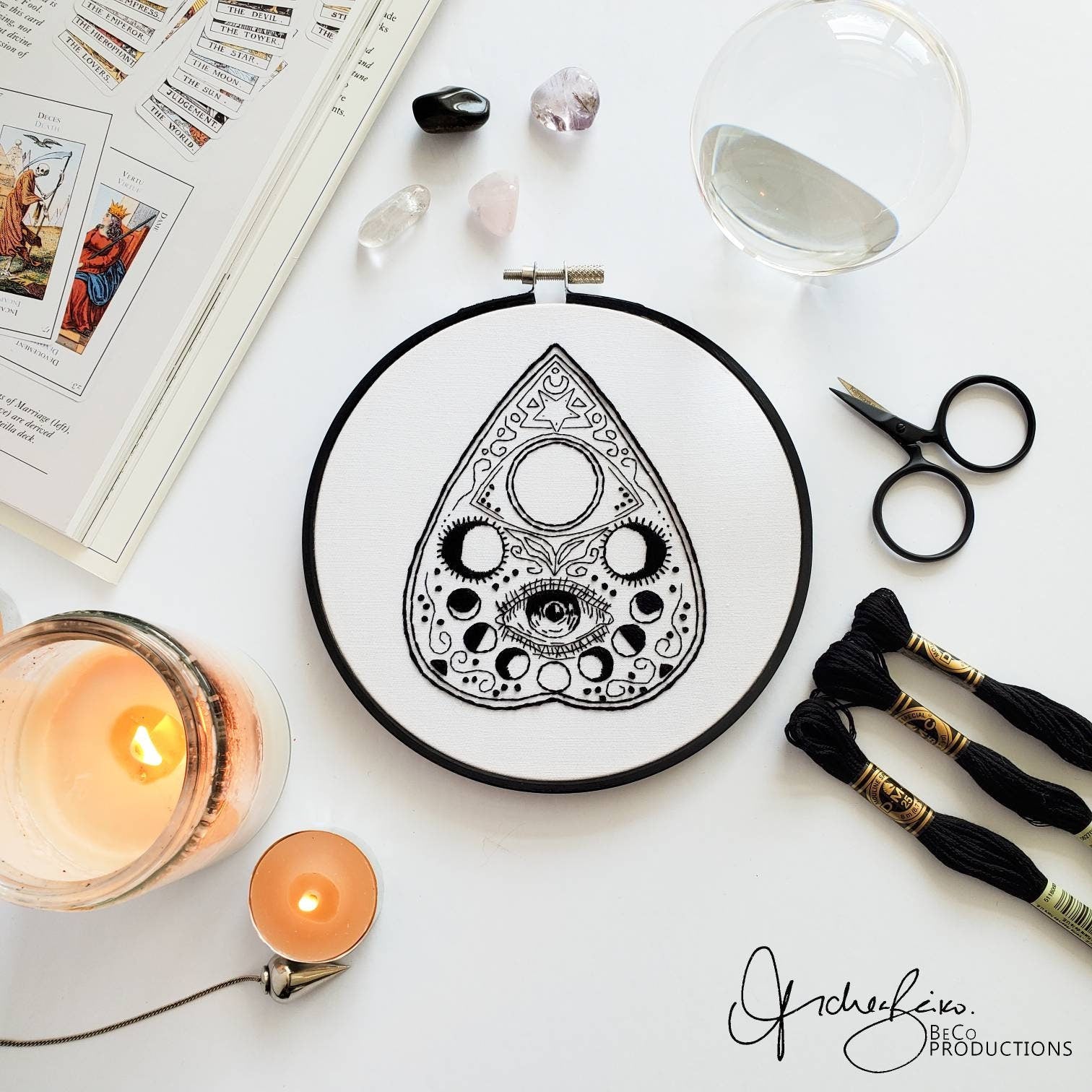 Halloween Embroidery BUNDLE - DIY Digital Download Embroidery Pattern & Guide