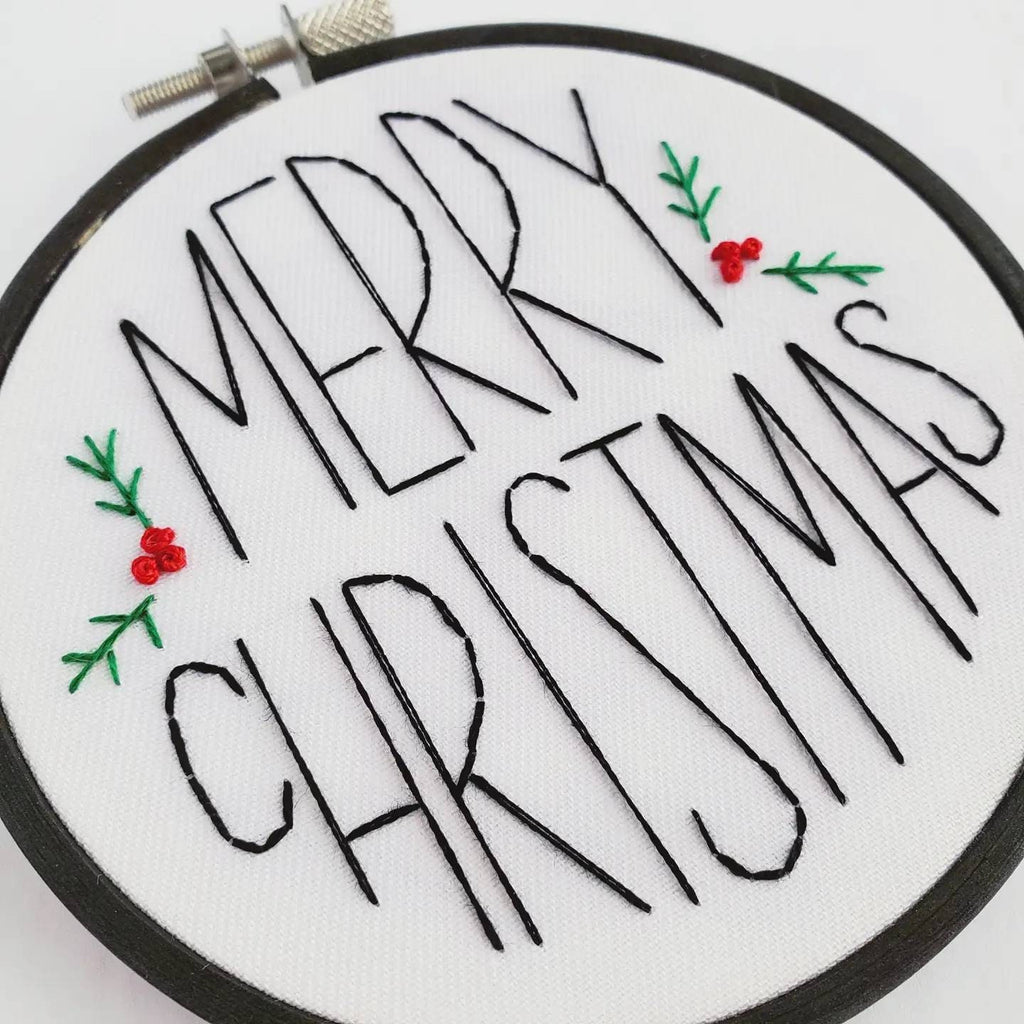 Christmas Ornament 9 Pack - PDF Digital Download Embroidery Patterns & Guide