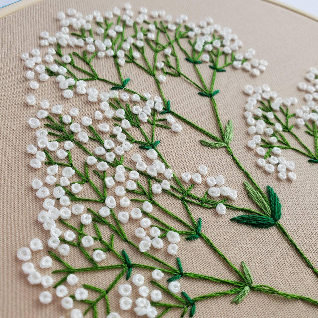 Baby's Breath Floral - PDF Digital Download Embroidery Pattern and Guide