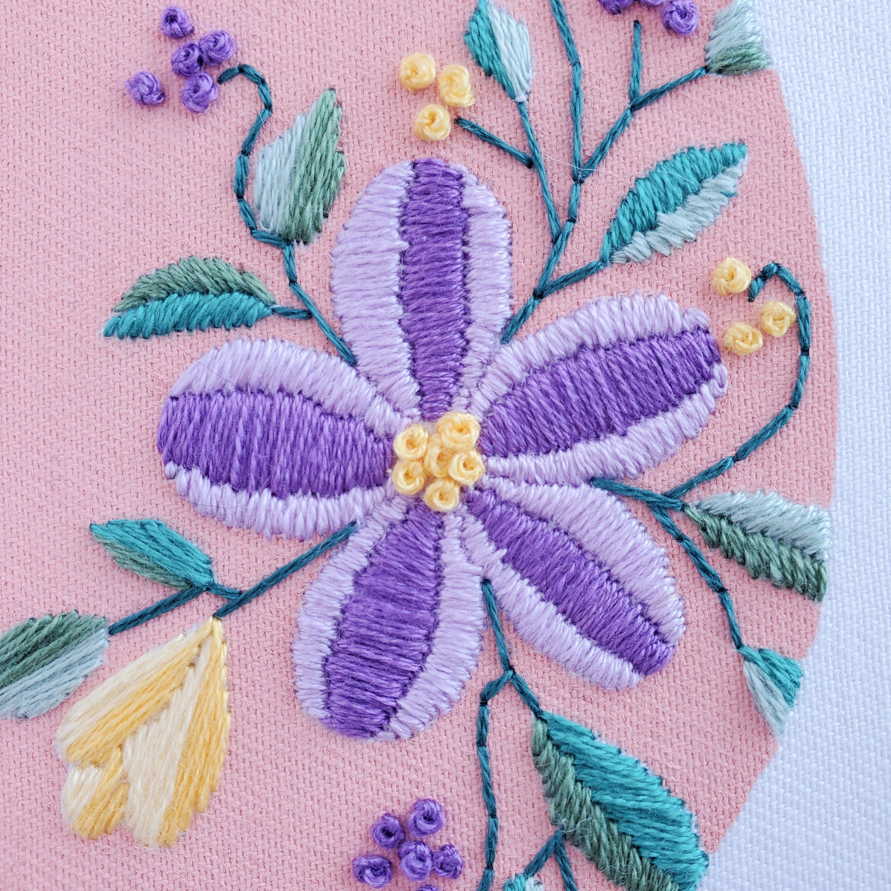 Floral Easter Egg No.03 - PDF Digital Download Embroidery Pattern & Guide
