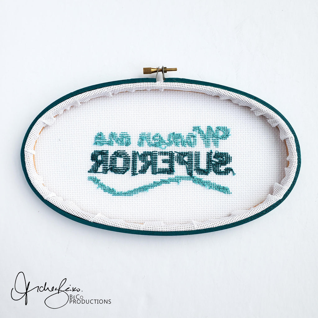 Women Are SUPERIOR - PDF Digital Download Cross Stitch Pattern & Guide