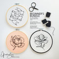 Beginners Embroidery Bundle - PDF Digital Download Embroidery Patterns & Guide