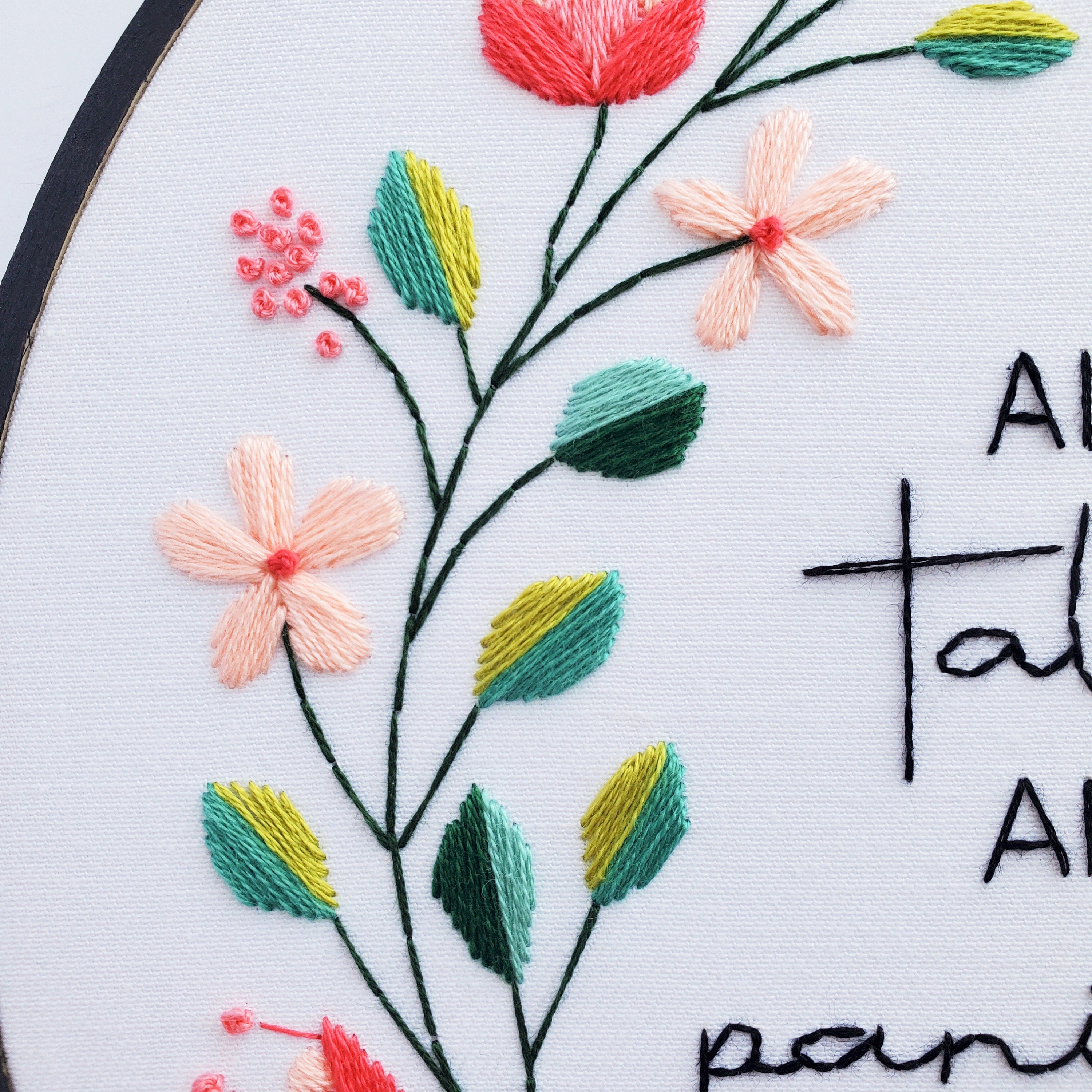 All I Do Is Talk Shit And Have Panic Attacks - PDF DIgital Download Embroidery Pattern & Guide